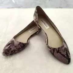 【極美品】HK WORKS LONDON　パンプス　ぺったんこ　サイズM