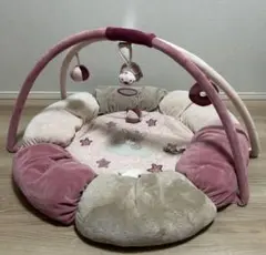ナチュー　プレイマット　ピンクグレー