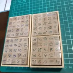 フェリシモ コミュニケーションスタンプ(しんぱい)(たのしみ)２セット計100個