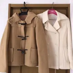 UNIQLO ダッフルコートL ハーフコートM2点セット