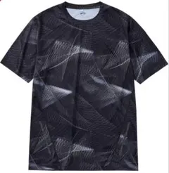 【ジオブラック LL】氷撃冷感(R)-10℃プリント半袖Tシャツ ワークマン