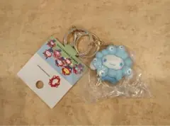 【新品】万博ミャクミャク×サンリオ　なりきり立体キーホルダー シナモン