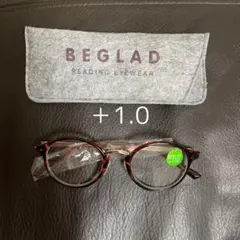 BEGLAD クラシックスタイル ボストン型 リーディンググラス +1.00