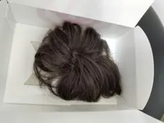フォンテーヌ　頭頂部　ウイッグ　ダークブラウン