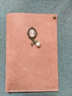 Journal-up 牛革留め具ファイル Lサイズ Indi Pink