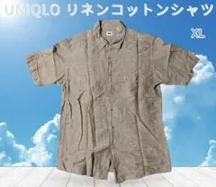 UNIQLO リネンコットンシャツ メンズXL