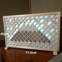 組子 組子細工 富士山 衝立 建具職人 日本 伝統 オブジェ アート 飾り物