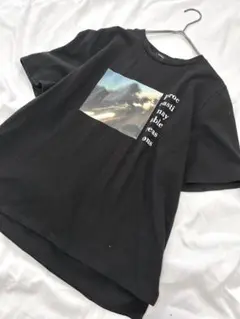 murua フォト Tシャツ 黒　ブラック　グラフィック