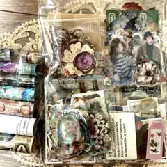 コラージュ素材 350点 おすそ分け まとめ売り