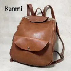 kanmi  がま口リュック　黒　美品⭐︎ 楽天市場】Kanmi./カンミ mukurino がま口 3WAYリュック B24-97