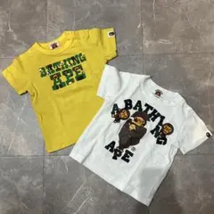 アベイシングエイプ Tシャツ 2枚セット 80cm