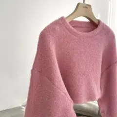 willfully boucle cropped tops pink