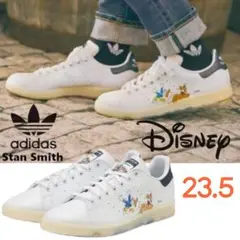 【新品23.5cm】adidas スタンスミス ディズニー ホワイト/ネイビー