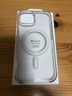 【Apple iPhone15 純正 クリアケース マグセーフ対応
