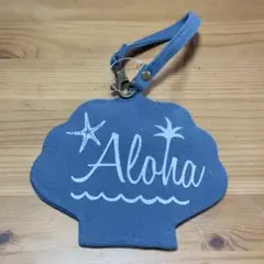 【最終価格】Alohaデザイン貝殻型パスケース 新品未使用品