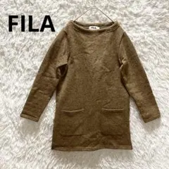 フィラ FILA トップス 長袖 トレーナー 冬 ゆったり ワンポイント