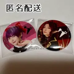 舞台ゲゲゲの鬼太郎　ねこ娘/吸血鬼カミーラ　缶バッジ