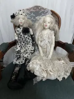 ハンドメイド ドール 2体 HISCHRONE