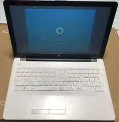 超速SSD 美品 HP ノートパソコン 白 DVD付き