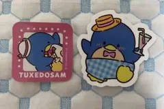 スシロー はぴだんぶい コラボピック&ステッカー　タキシードサム