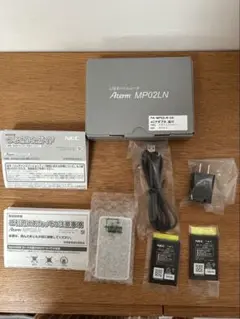 美品 Aterm MP02LN（PA-MP02LN-SA）　予備バッテリー付