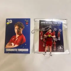 山本智大 選手 アクリルスタンドキーホルダー/トレーディングカード