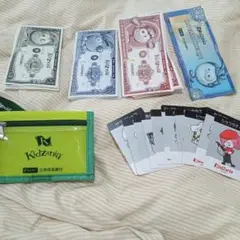 キッザニア甲子園　415キッゾ　財布　お仕事カード　セット