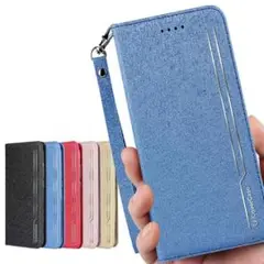 ❣️未使用品❣️Oppo Reno 3A ケース ブルー 手帳型 カード収納