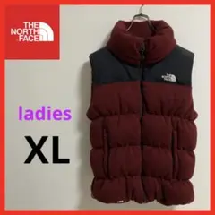 ノースフェイス 700FIL ニットダウンベスト レディースXL