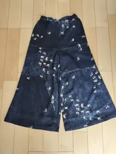 ヒトシタムラ Hitoshi Tamura パンツ ちりめん