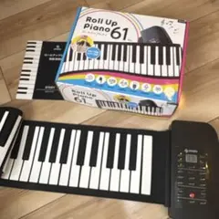 キーボード　くるくる巻いて持ち運び可能