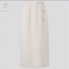 【ユニクロ×ハナタジマ】レーヨンリネンラップスカート