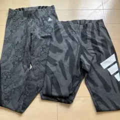 adidas 迷彩柄 スリムフィット レギンス