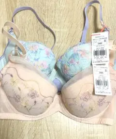 断捨離　新品タグ付き未使用 アモスタイル　ブラジャーD65 2点セット