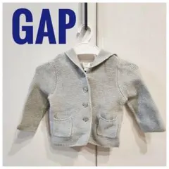 GAP グレー フード付きカーディガン