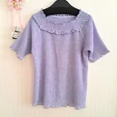 新品 シャーリングTシャツ ローズティアラ 大きいサイズ46