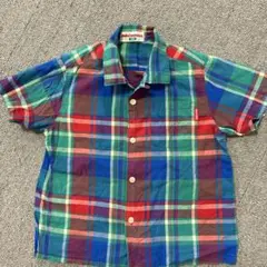 値下げ⭐︎美品⭐︎100⭐︎ミキハウス⭐︎チェックシャツ