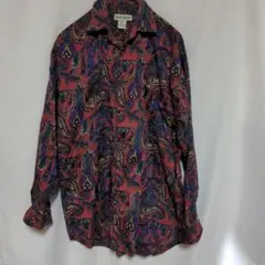 Stiffel & Chase ペイズリー柄長袖シャツ