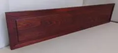 お飾り無垢　天然杢タモ無垢材　和風欅色仕上げ　約94cmX18cm 1枚限定