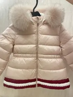 美品 ピンク ファー モンクレール 100