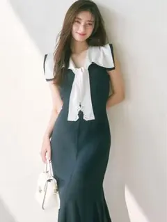 【訳あり】snidel セーラースカーフワンピース NVY ネイビー サイズ0
