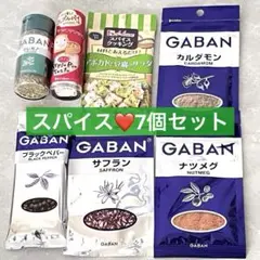 ハウス食品　GABAN&スパイスクッキング　7種セット