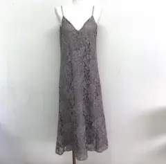 PROPORTION 24AW レースキャミジャンスカ キャミワンピース ピンク