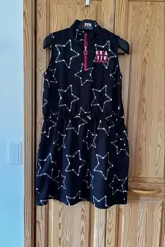 【美品】CUARTO UNITED ノースリーブワンピース　黒　サイズL