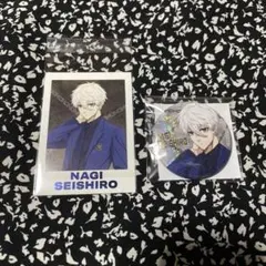 ブルーロック エゴ展 凪誠士郎 缶バッジ＆ぱしゃこれ