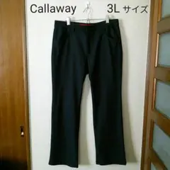 Callaway キャロウェイ 裏地フリース ゴルフパンツ 3Lサイズ ブラック