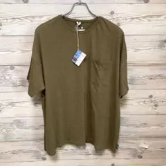 カーキ　L ゴーヘンプ Ｔシャツ ポケＴ オーガニック ヘンプ　hemp