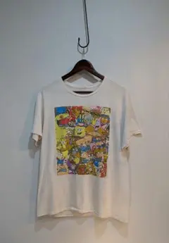 「ニコロデオン」両面プリント　Tシャツ　Lサイズ　半袖　 Nickelodeon