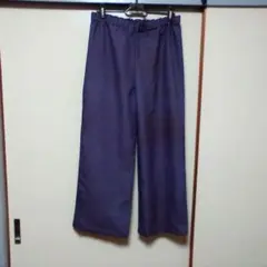 着物リメイク　ワイドパンツ