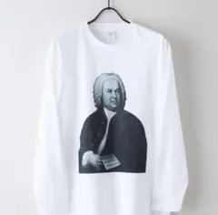 バッハ ロンT 音楽家 長袖 Tシャツ カットソー 偉人 男女兼用